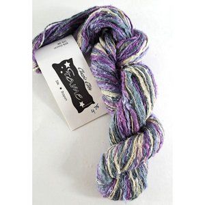 Classic Elite Yarn Fame 85% Rayon 15% Silk Purple Beige 115 Yds 50 Grams
